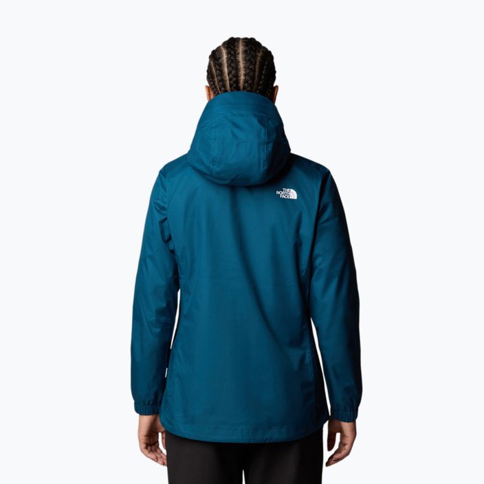 Damen Regenjacke The North Face Quest midinight petrol 3