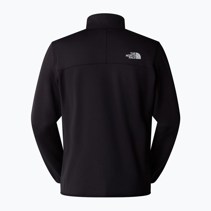 Herren Sweatshirt The North Face Crest FZ schwarz 6