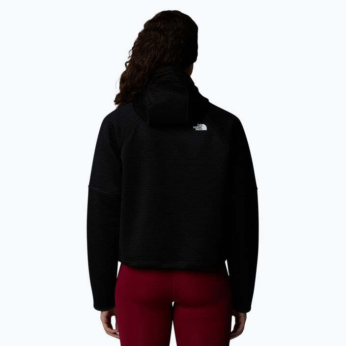 Damen-Trekking-Sweatshirt The North Face Vertical Thermal FZ Hoodie schwarz 3