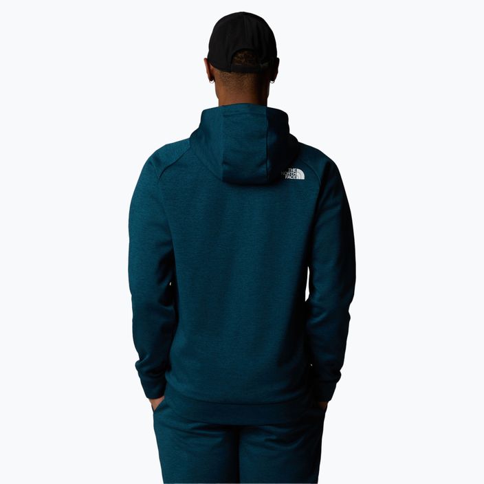 Herren The North Face Reaxion Fleece Mitternacht Petrol dunkle Heidekraut / Asphalt grau Sweatshirt 3