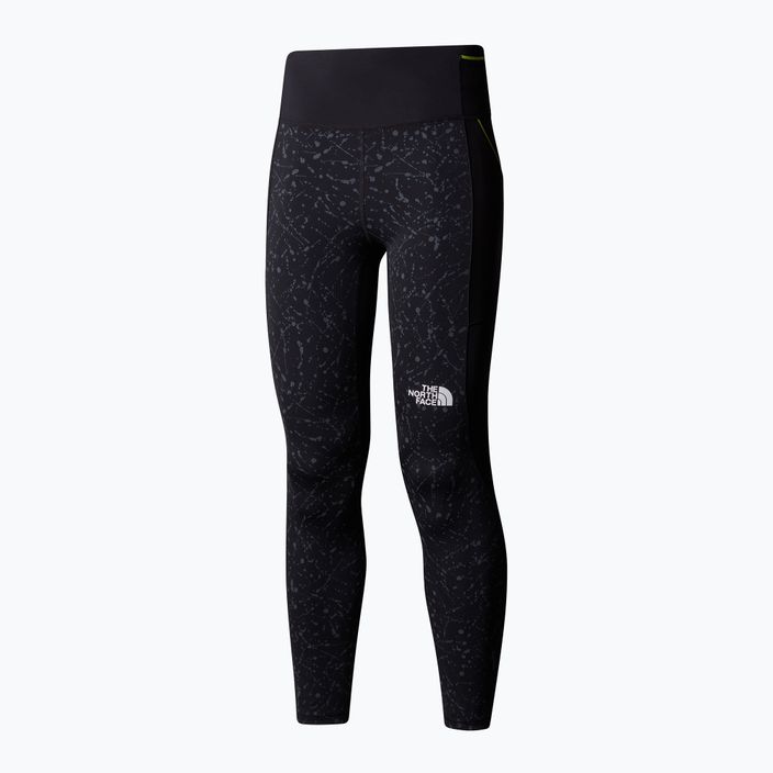 Damen Laufleggings The North Face Movmynt 7/8 tnf schwarz/tnf schwarz trail reflektierender Druck 4