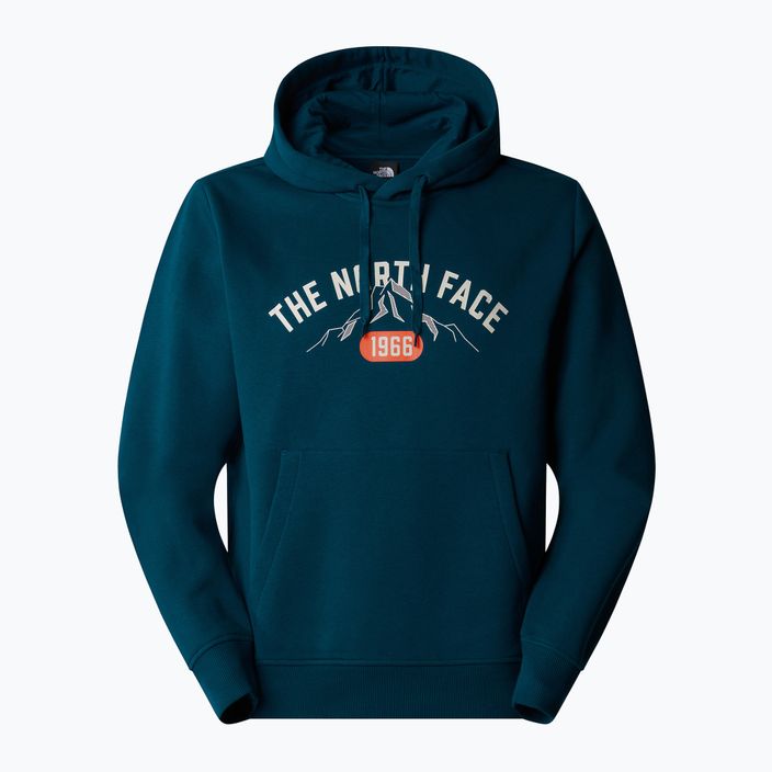 Herren The North Face Varsity Grafik Mitternacht Petrol T-shirt 4