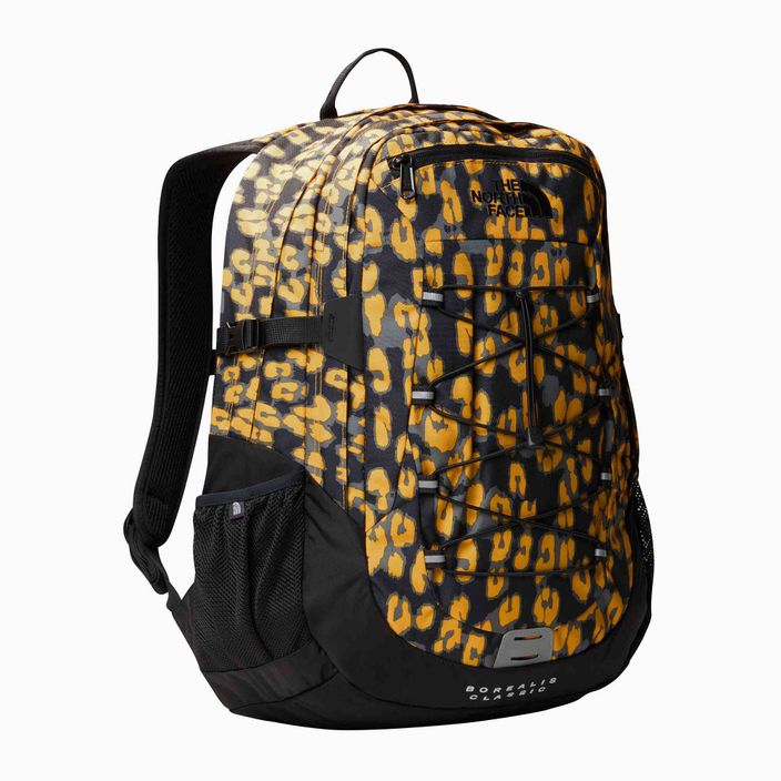 The North Face Borealis Classic 29 l Gipfel Gold Leopard Druck Wandern Rucksack