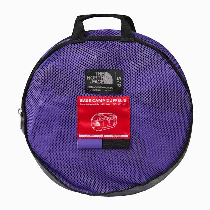 The North Face Base Camp Duffel S 50 l Spitze lila/schwarz Reisetasche 3