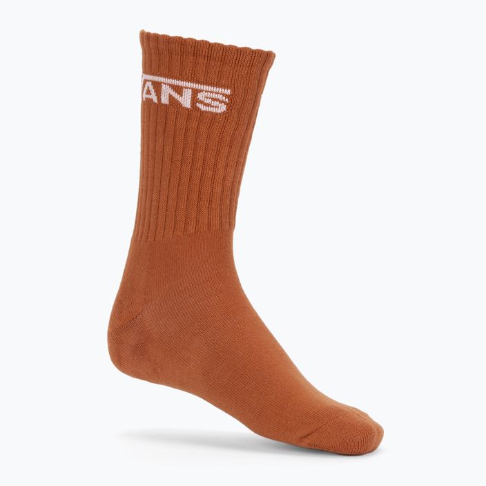 Vans Classic Crew Herrensocken 3 Paar brauner Zucker 2