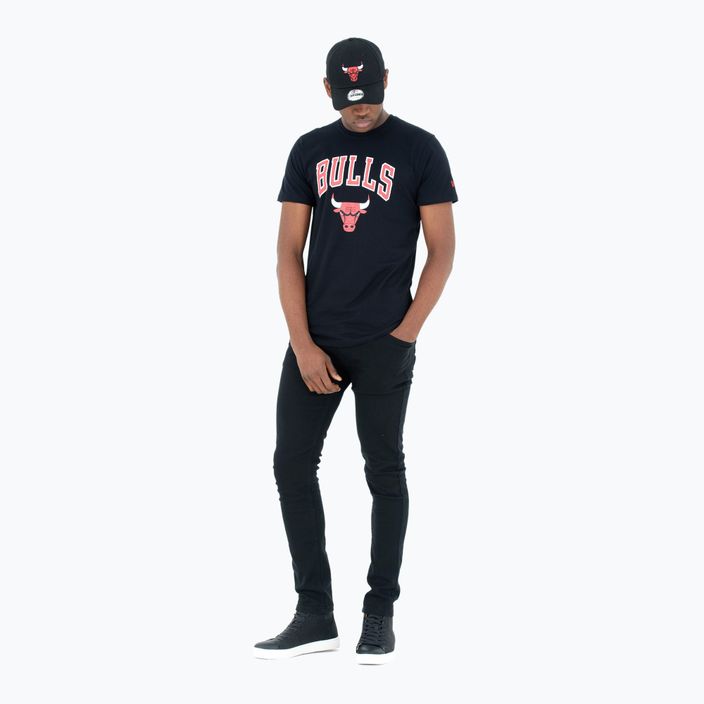 Herren New Era NOS NBA Regular Tee Chicago Bulls T-shirt schwarz 2