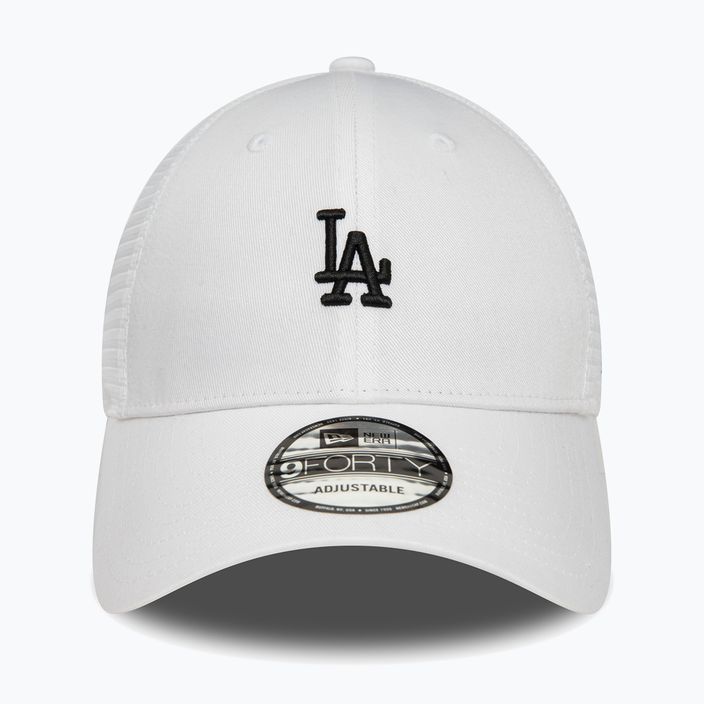 Herren New Era Home Field 9Forty Trucker Los Angeles Dodgers Baseballkappe weiß 2