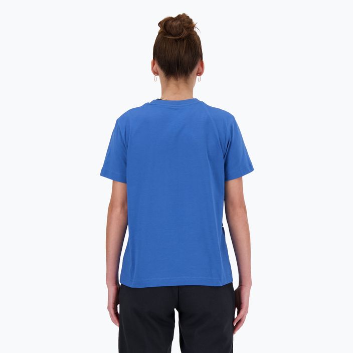 Damenshirt New Balance Jersey Stacked Logo T-Shirt blueagat 3
