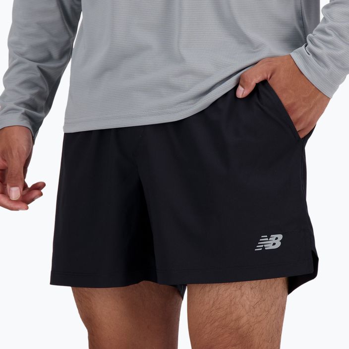 Shorts Herren New Balance AC Seamless 5 Inch Lined black 4