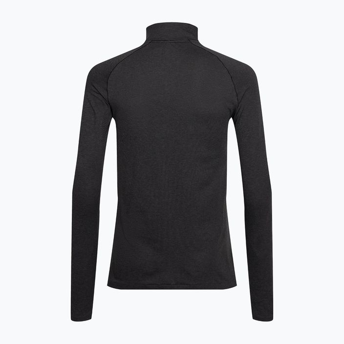 Herren New Balance Leichtathletik Nahtlose 1/4 ZIP Sweatshirt schwarz 2