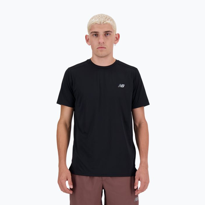 Herren New Balance Run T-shirt schwarz