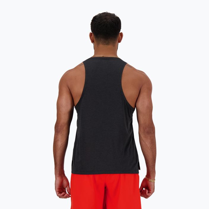 Herren Tank Top New Balance Singletics schwarz 2