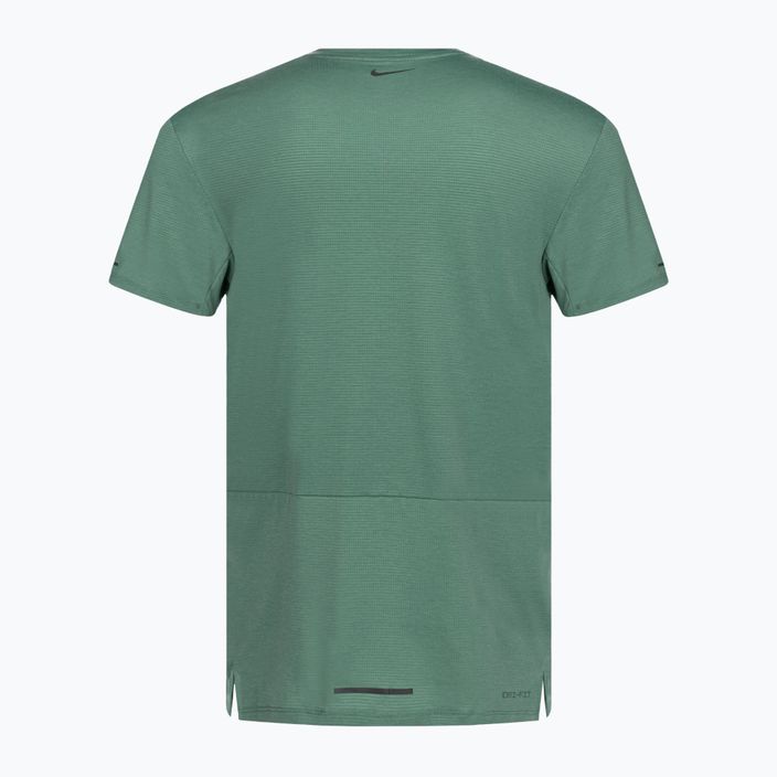 Herren Nike Dri-Fit Rise 365 Running Division bicoastal/kaum grün/schwarzes T-Shirt 2