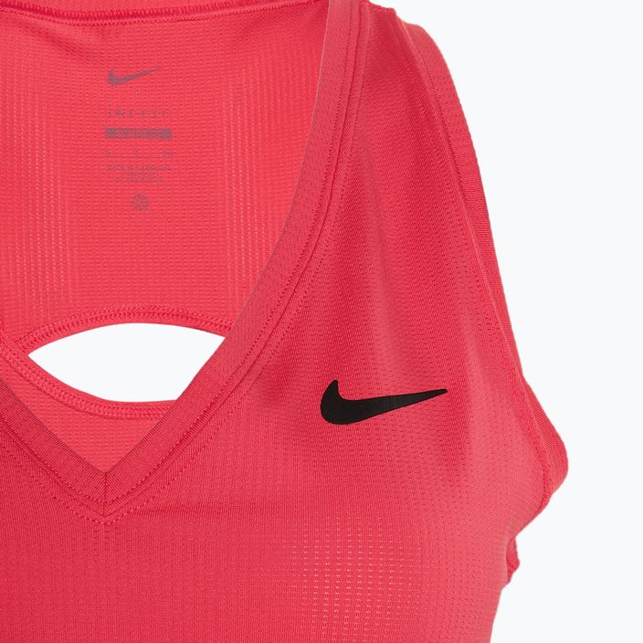 Damen-Tennistank-Top Nike Court Dri-Fit Victory Tank aster rosa/schwarz 3