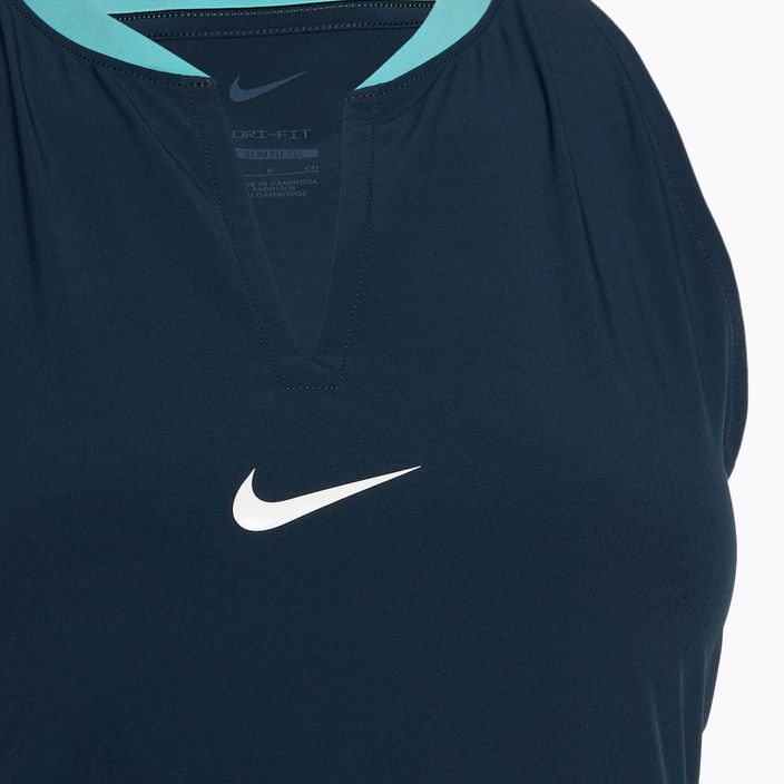 Nike Dri-Fit Advantage Tenniskleid armory navy/weiß 3