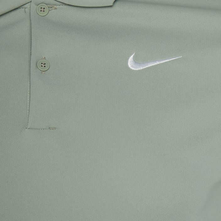 Herren Nike Court Dri-Fit Polo Solid jade horizon/weiß Tennisshirt 3