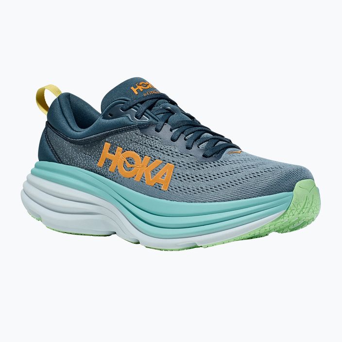 Herren Laufschuhe HOKA Bondi 8 Wide real teal/shadow