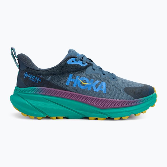 Damen Laufschuhe HOKA Challenger 7 GTX real teal/tech green 2