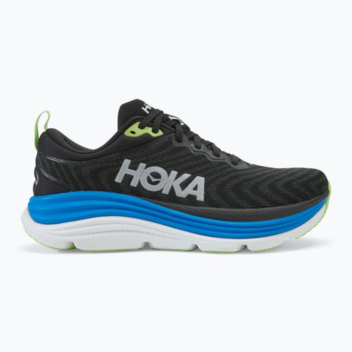 Herren Laufschuhe HOKA Gaviota 5 schwarz/electric cobalt 2