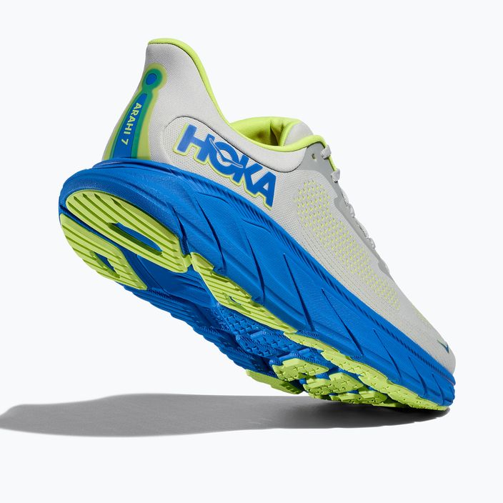 HOKA Herren Laufschuhe Arahi 7 Wide stardust/electric cobalt 6