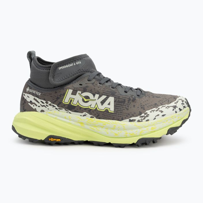 Herren Laufschuhe Hoka Speedgoat 6 MID GTX outer orbit/lettuce 2