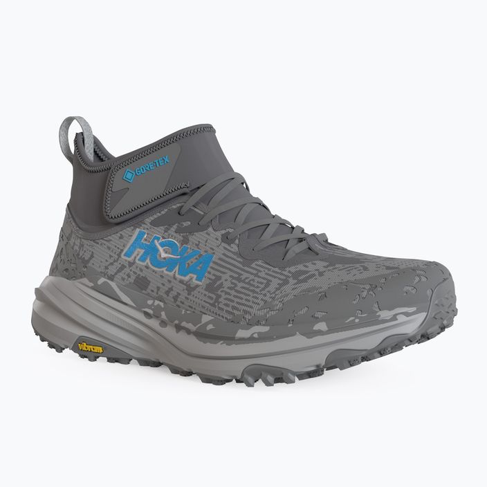 Herren Laufschuhe Hoka Speedgoat 6 MID GTX satellite grau/stardust