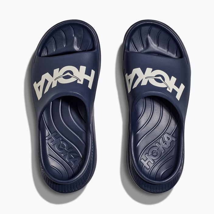 HOKA Ora Athletic Slide flip-flops marineblau/weiß 8