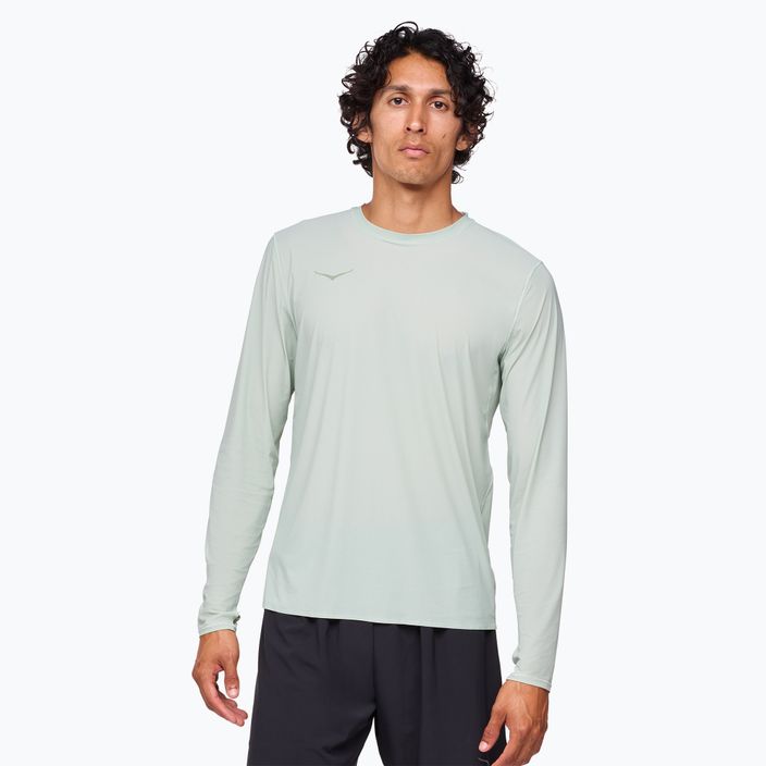 Herren HOKA Airolite Run aloe vera running Longsleeve