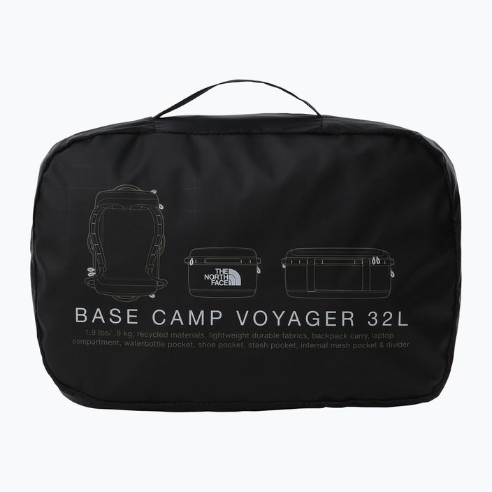 The North Face Base Camp Voyager Duffel 32 l schwarz/weiss/npf Reisetasche 5