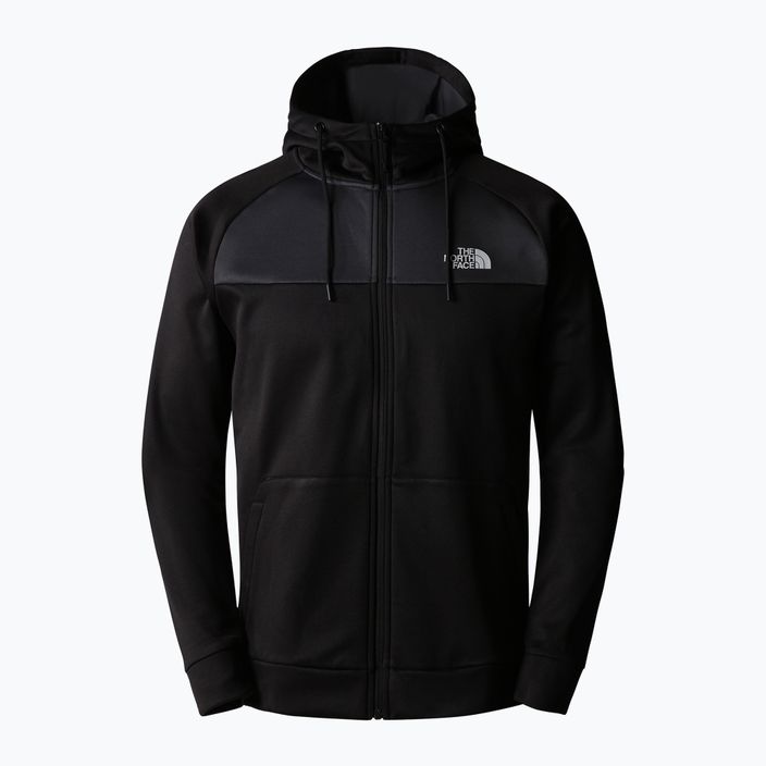 Herren The North Face Reaxion Fleece Sweatshirt schwarz/ asphaltgrau 5