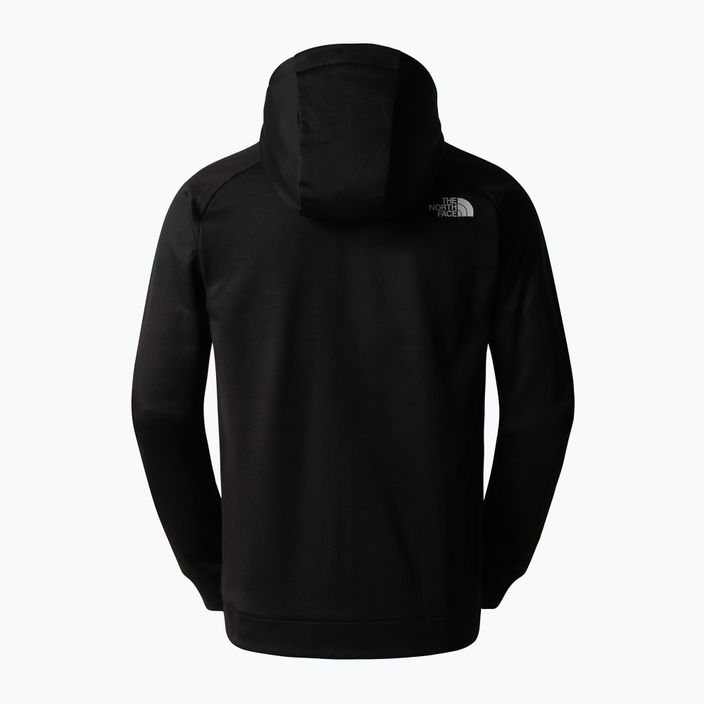 Herren The North Face Reaxion Fleece Sweatshirt schwarz/ asphaltgrau 6