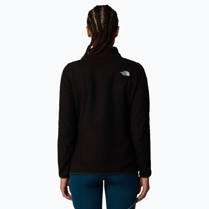 Damen Sweatshirt The North Face 100 Glacier 1/4 Zip schwarz/npf 3