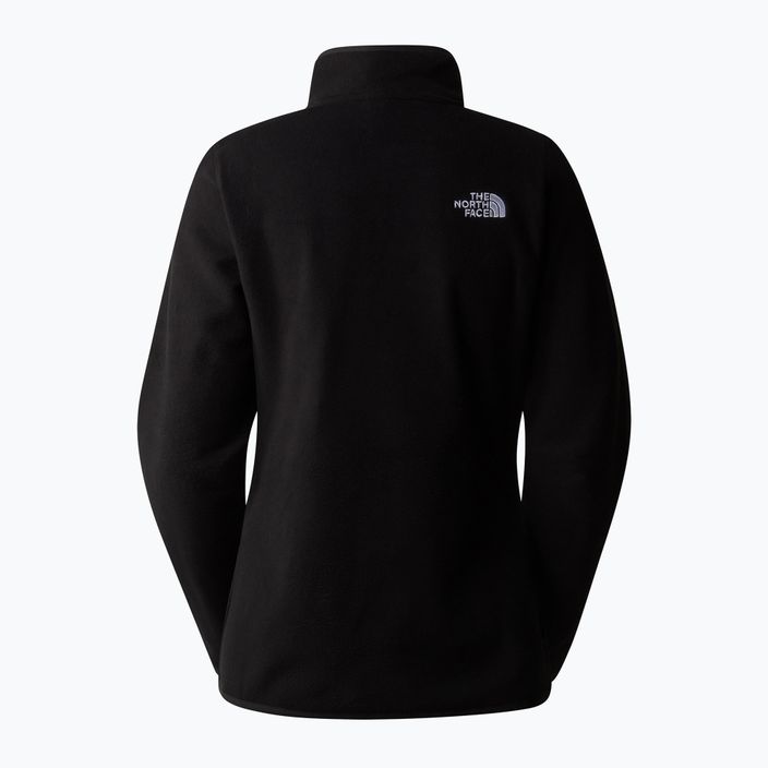 Damen Sweatshirt The North Face 100 Glacier 1/4 Zip schwarz/npf 5