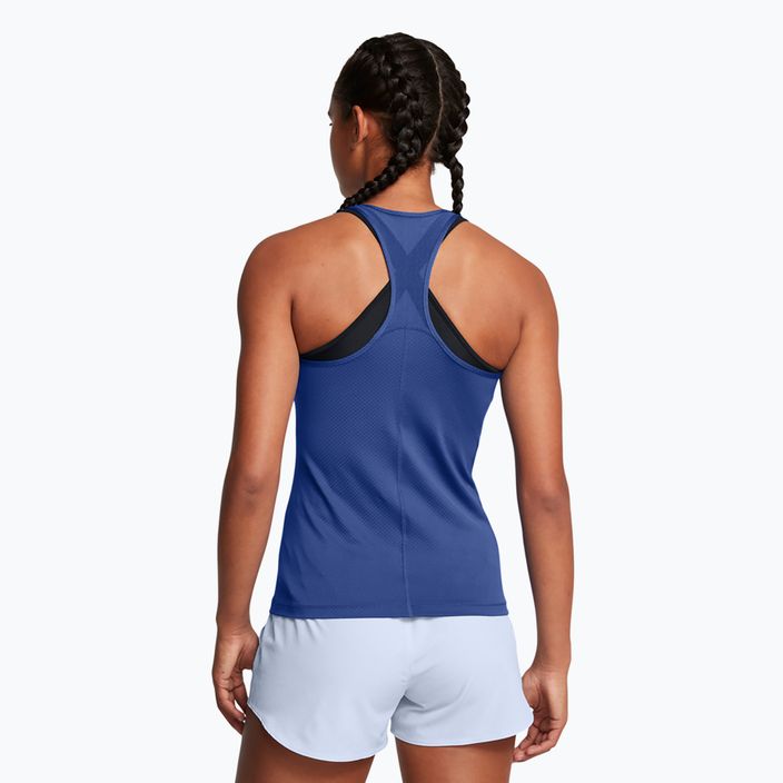 Under Armour HeatGear Armour Racer tech blau/weiß Damen Trainingstank Top 2