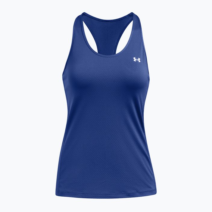 Under Armour HeatGear Armour Racer tech blau/weiß Damen Trainingstank Top 3