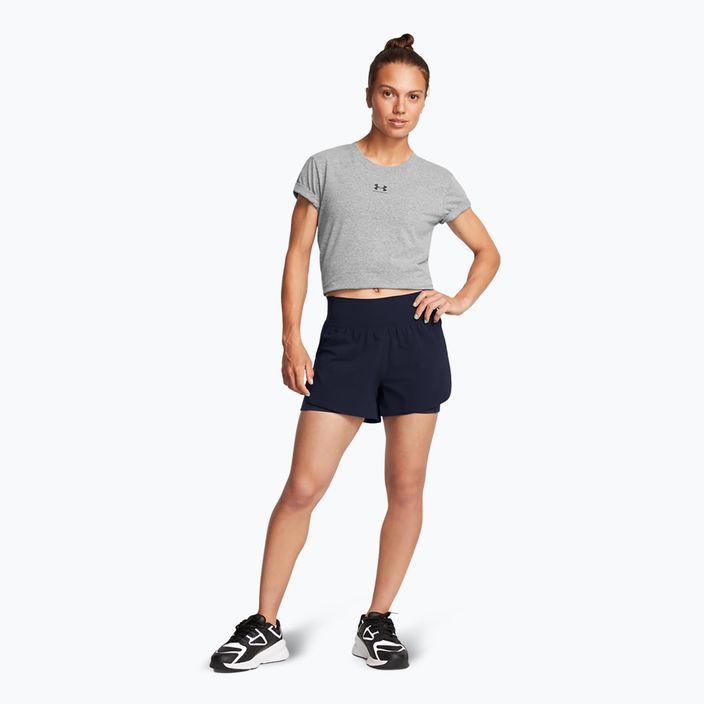 Under Armour Flex Woven 2in1 Shorts für Frauen midnight navy 2