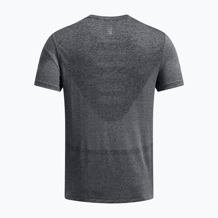 Herren Under Armour Seamless Stride tetra grau/reflektierend Laufshirt 4