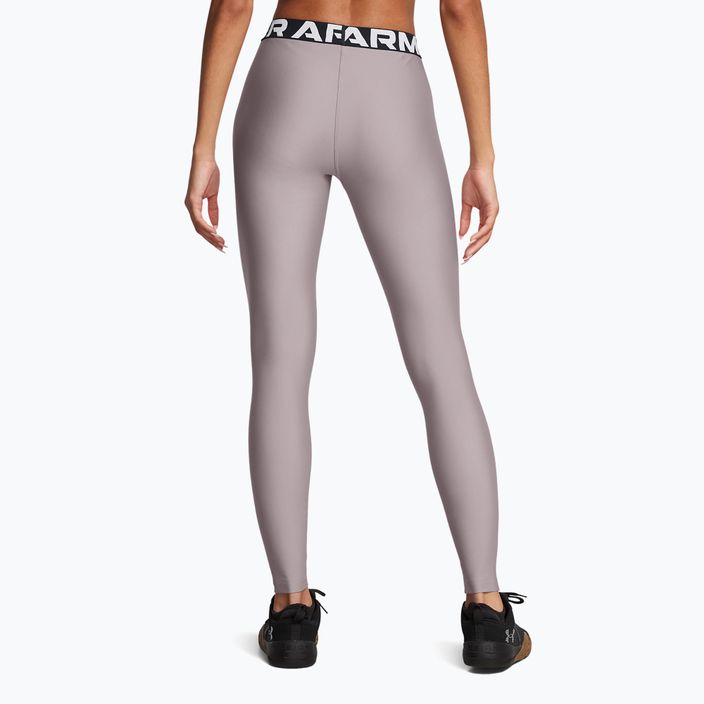 Under Armour HeatGear tetra grau/weiß Damen Trainingsleggings 3