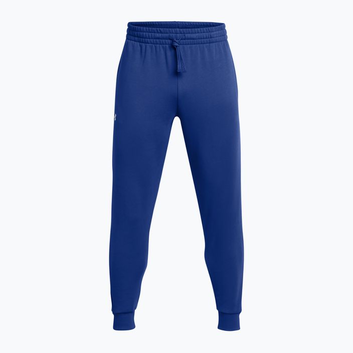 Under Armour Herren Rival Fleece Jogger tech blau/weiß Hose 5