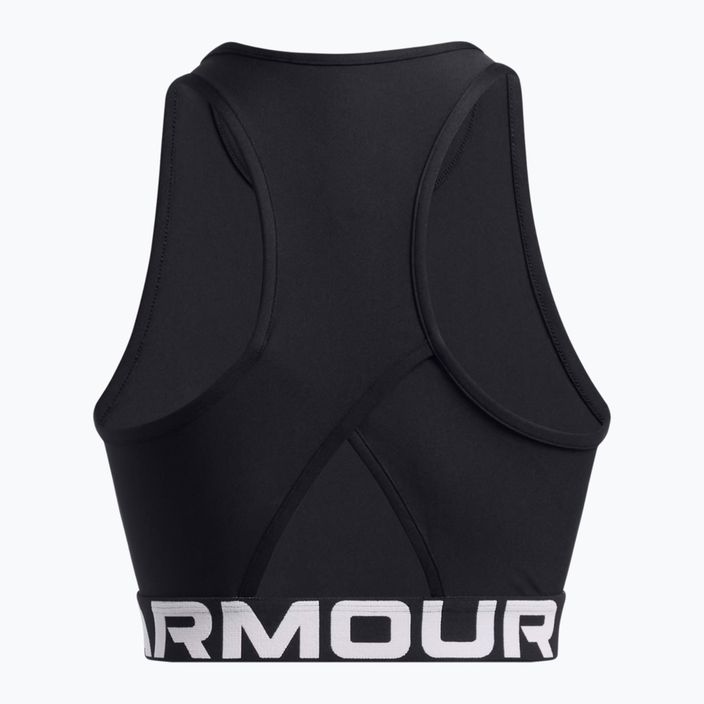 Under Armour Heat Gear Rib Tank schwarz/schwarz/weiß Damen Trainingstop 2