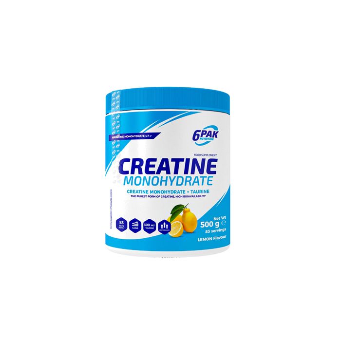 Kreatin Monohydrat 6PAK Kreatin 500g Zitrone PAK/137#CYTRY 2