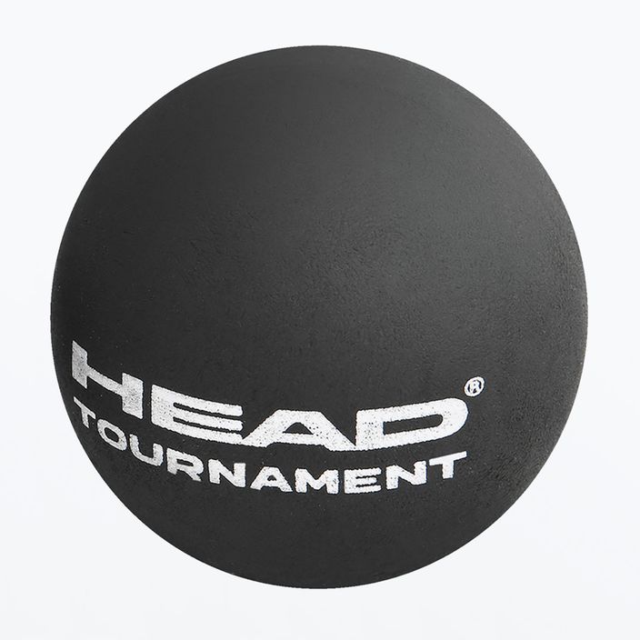 HEAD sq Tournament Squash Ball schwarz 287326 2