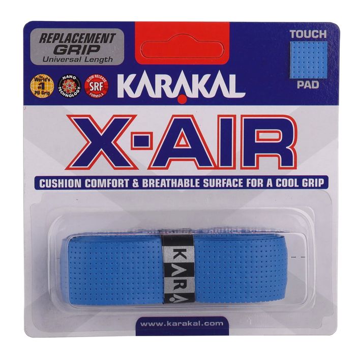 Squashschläger Umwicklung Karakal X-AIR Grip blau 2