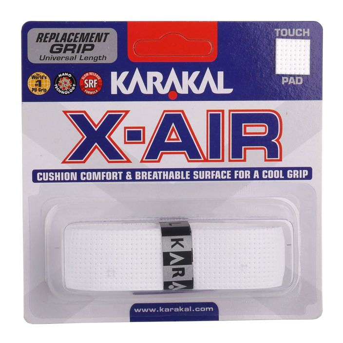 Karakal X-AIR Grip Squashschläger Umschlag weiß 2