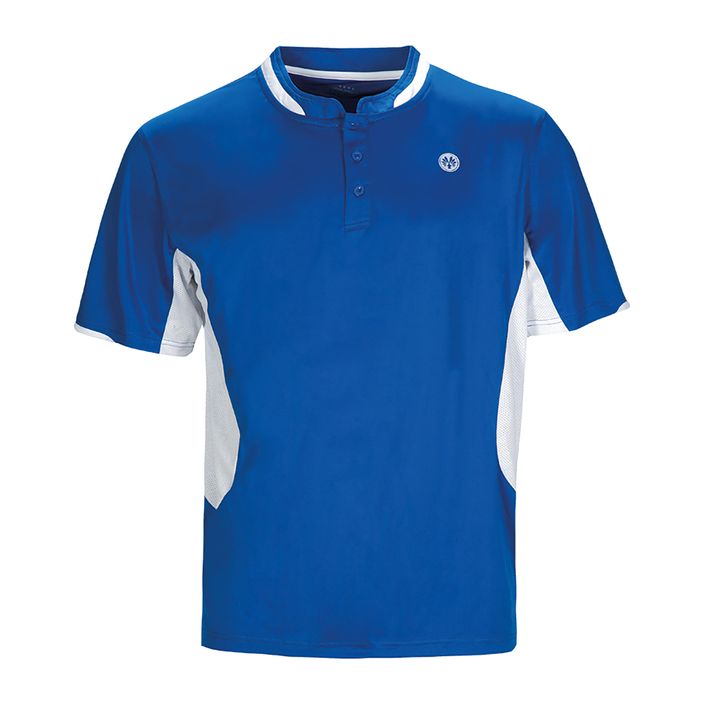 Herren Oliver Palma Polo blau/weißes Tennisshirt 2