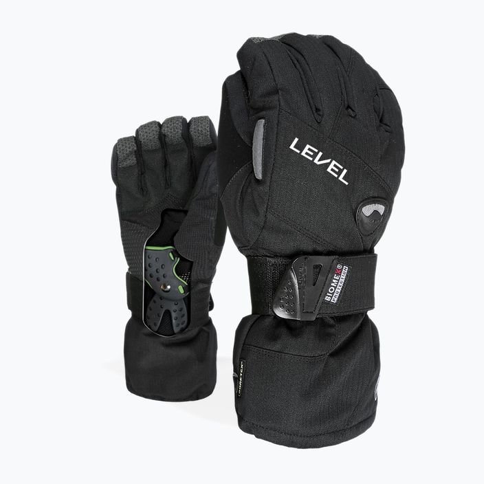 Herren Level Half Pipe Gore Tex Snowboard Handschuhe schwarz 1011 7
