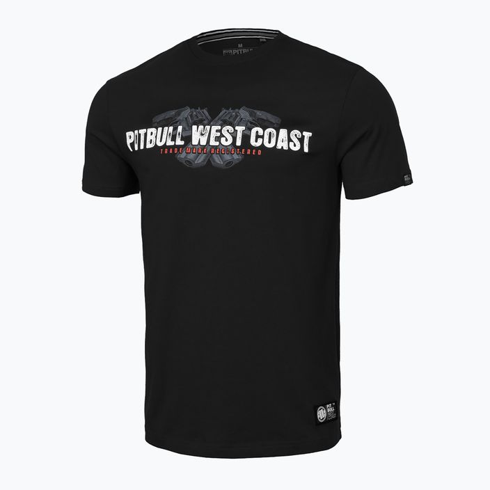 Herren-T-Shirt Pitbull West Coast Make My Day black