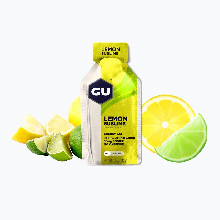 GU Energy Gel 32 g Zitrone sublime 2