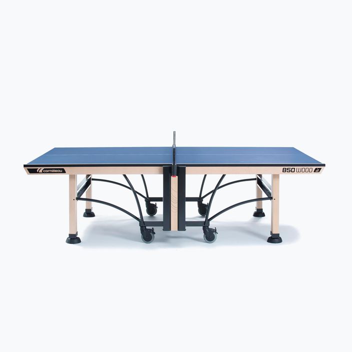Tischtennisplatte Cornilleau Competition 85 Wood Ittf Indoor blau 1186 2