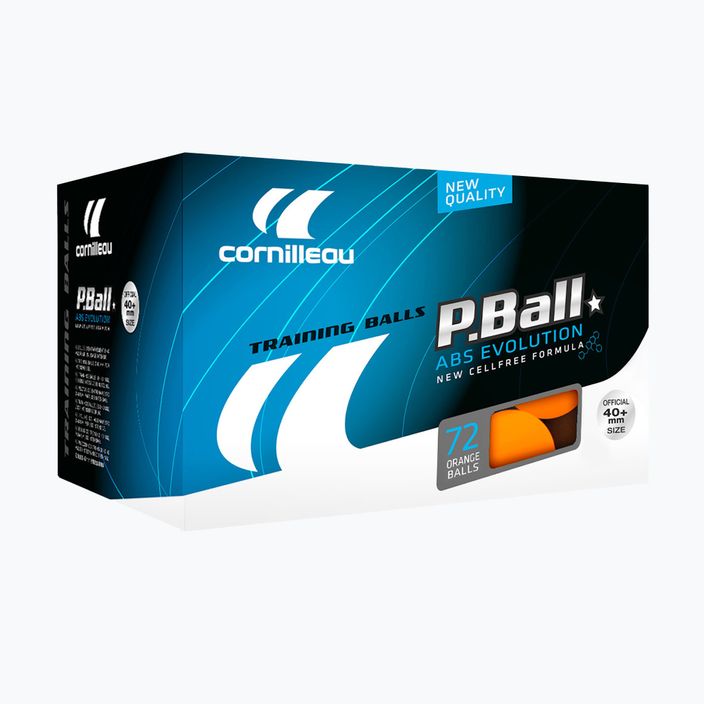 Cornilleau P-Ball* ABS EVOLUTION 72 Tischtennisbälle. Orange 3